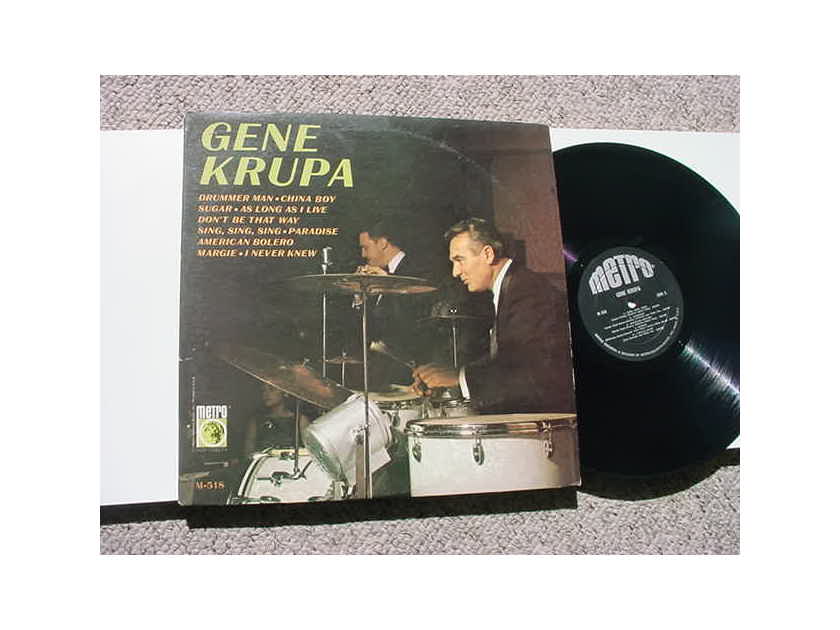 jazz Gene Krupa lp record - metro M-518 SEE ADD