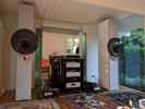 Living room system with Acapella Campanile speakers 