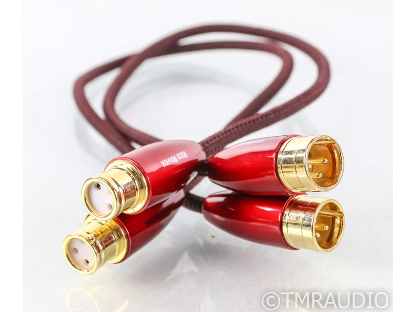 AudioQuest Red River XLR Cables; .5m Pair Balanced Interconnects (37661)