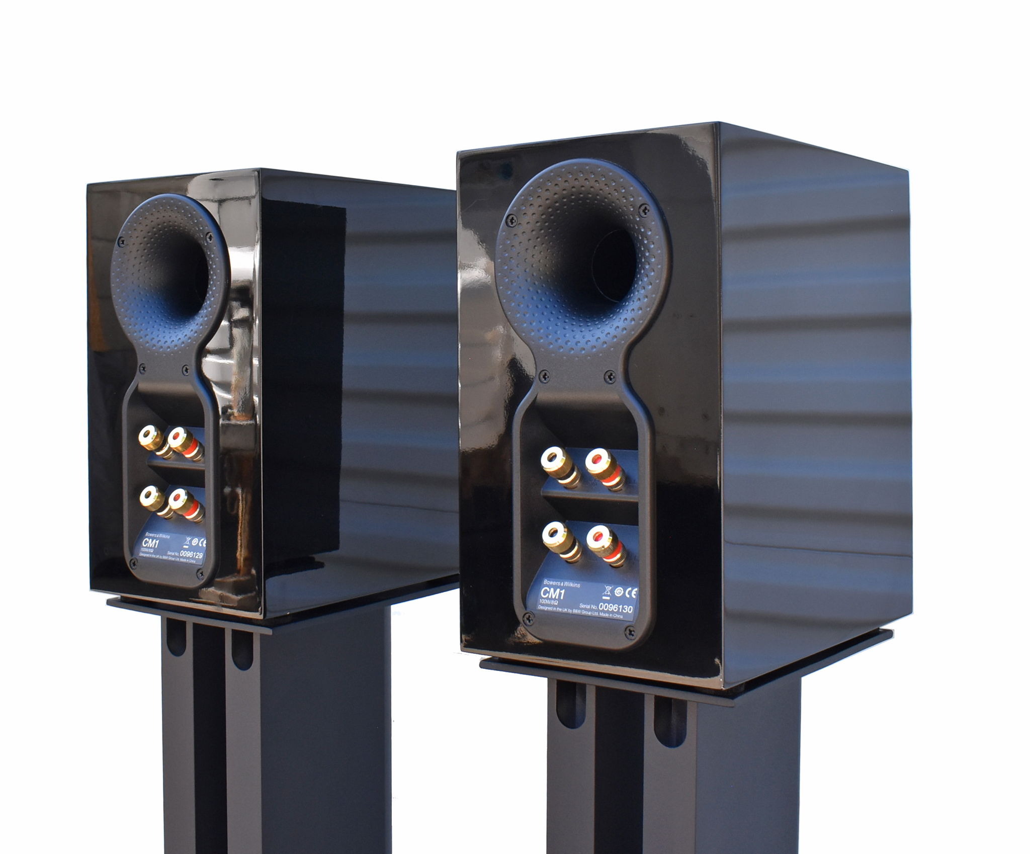 (2) B&W (Bowers & Wilkins) CM 1 2-Way Bookshelf Stereo ... 8