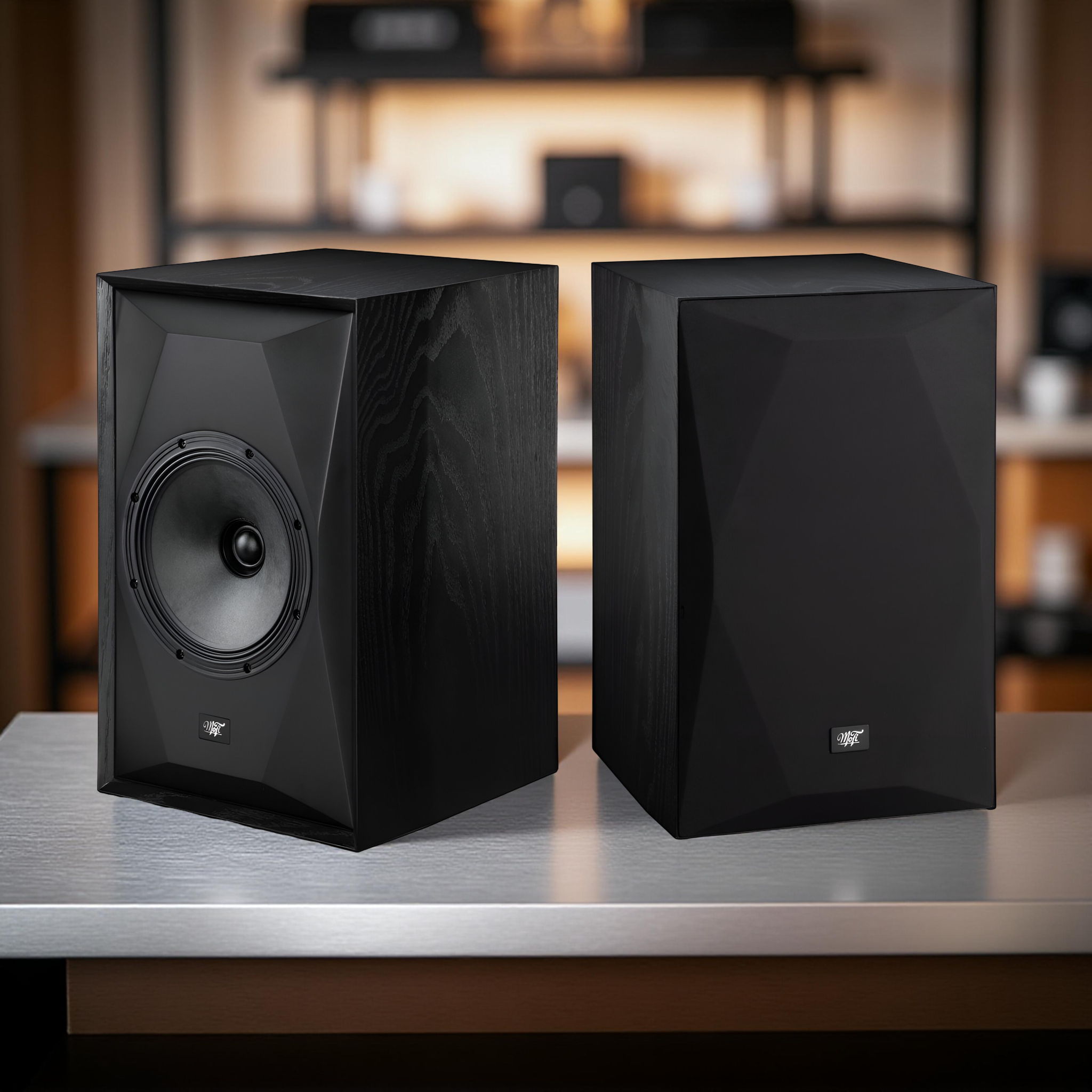 MoFi Electronics SourcePoint 8 - Black Ash Finish - Pair 2