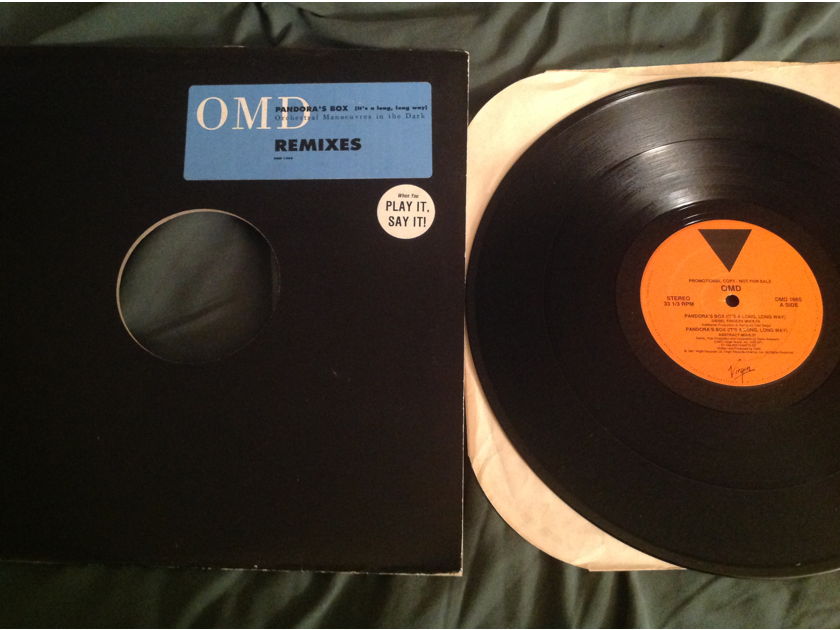 OMD  Pandora's Box(It's A Long,Long Way)Remixes Virgin Records Promo