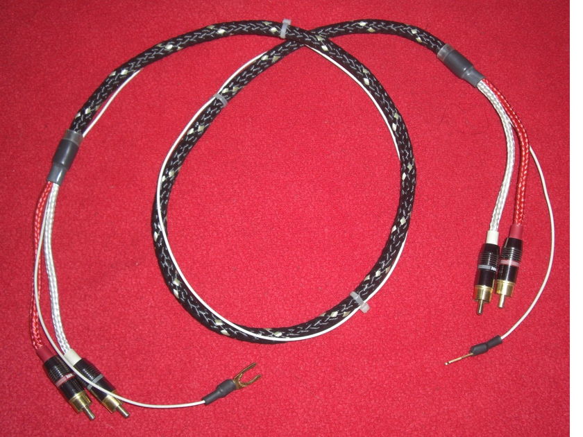 Straightwire Virtuoso Gold Phono Tonearm Cable *1 Meter* RCA/RCA