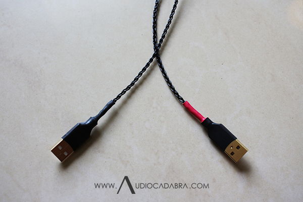 Audiocadabra Optimus3™ Solid-Copper Dual-Headed USB Cab...