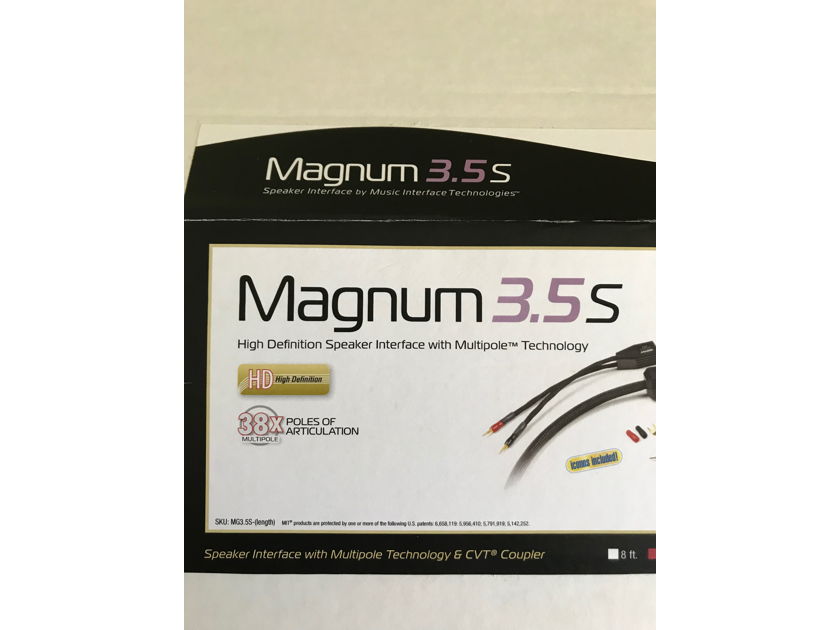 MIT 10' Speaker Cables Magnum 3.5S Spk  BONUS Includes a brand new 8' matching ctr channel