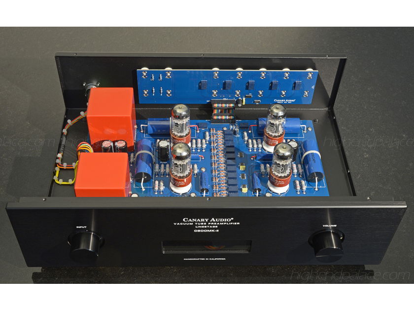 CANARY AUDIO C800 MkII Reference Two Chassis Tube Preamp Promotion at HIGH-END PALACE