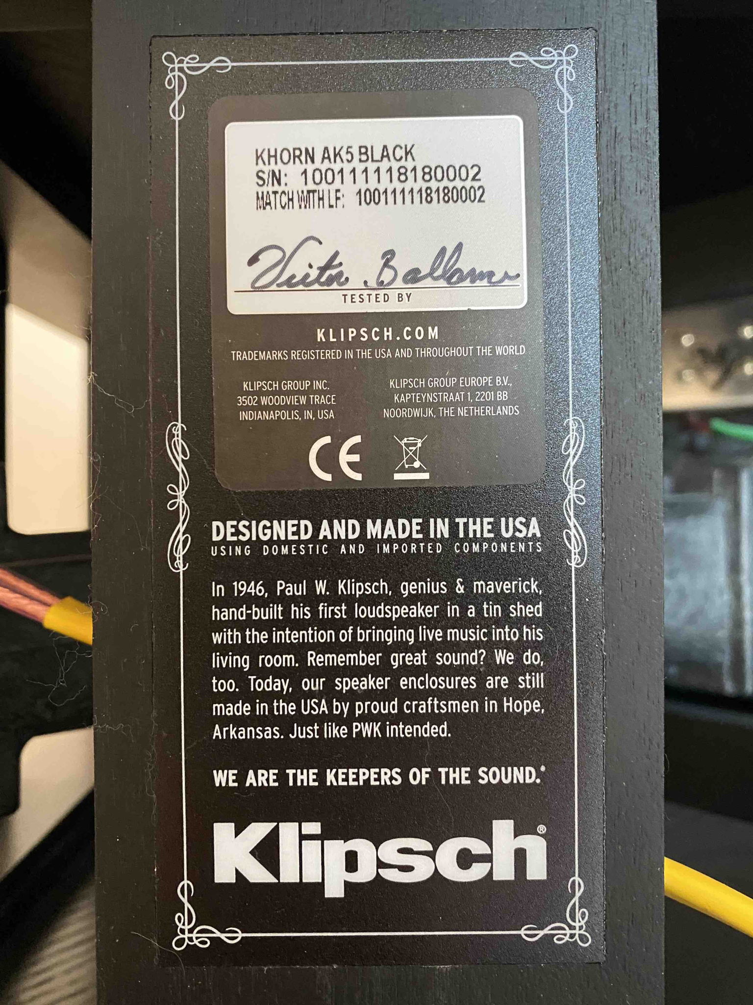 Klipsch Klipschorn AK-5 (pair) 4