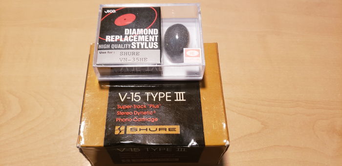 Shure V15 type III NOS tested, otherwise unused