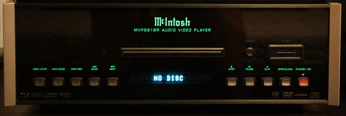 McIntosh MVP-881 SACD CD Universal Disc Player - Excell...