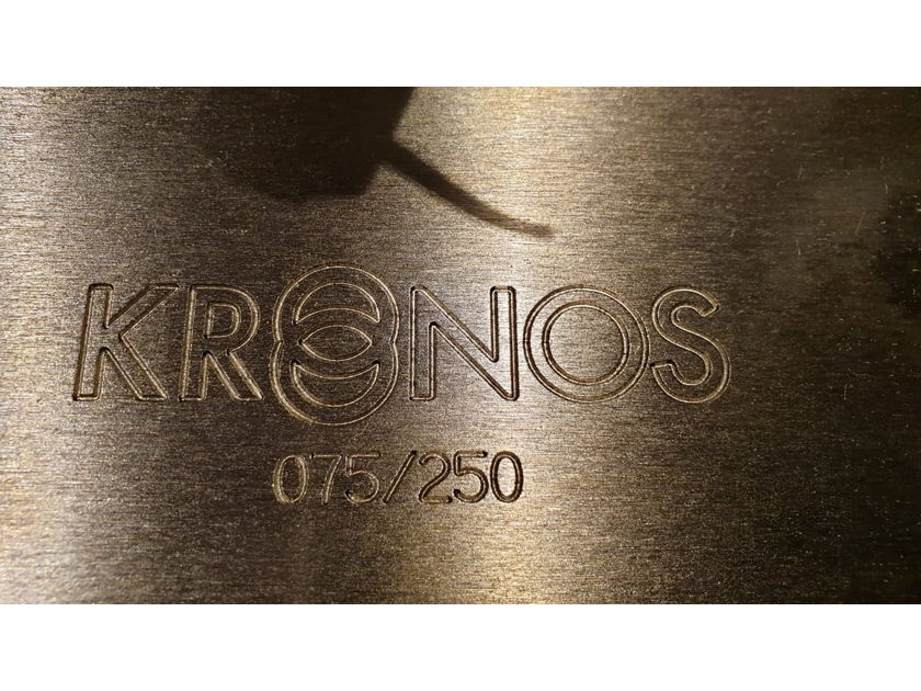 Kronos Pro Turntable Full UPGRADES 12" Black Beauty ToneArm, Super Capacitor Supply, extras