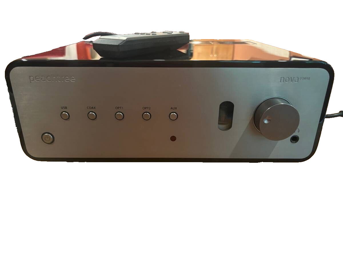 Peachtree Audio Nova 220SE DAC phono integrated amp rem...