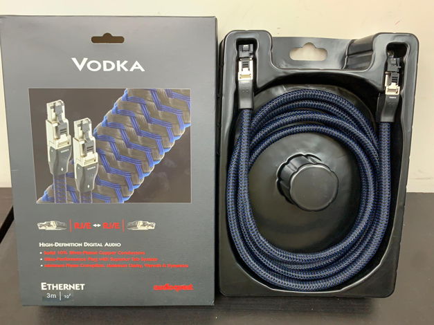 Audioquest  Vodka Ethernet Cable 3M New!!