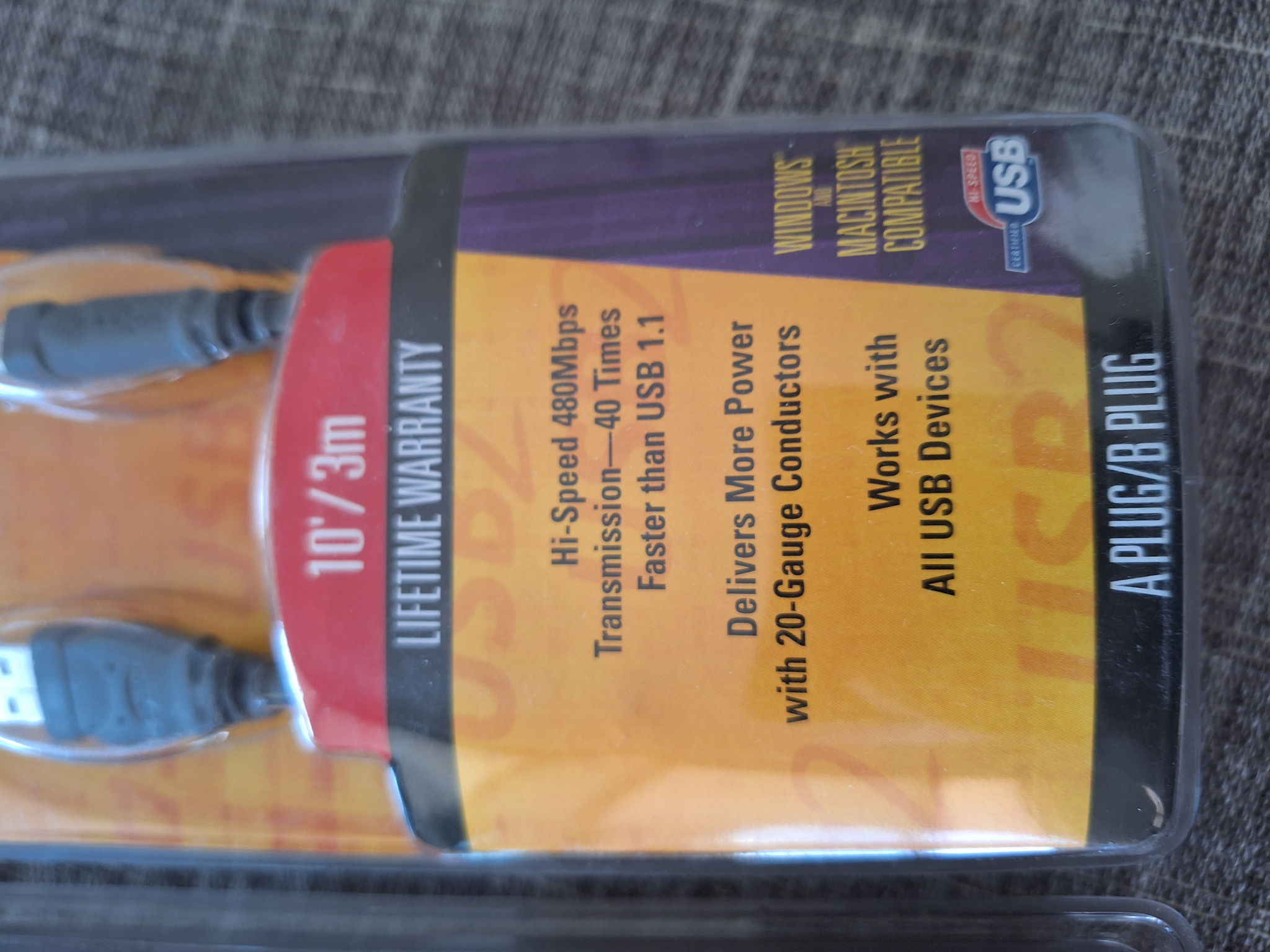 Belkin USB2 APlug/B Plug  Computer  Cables with 20 guag... 9