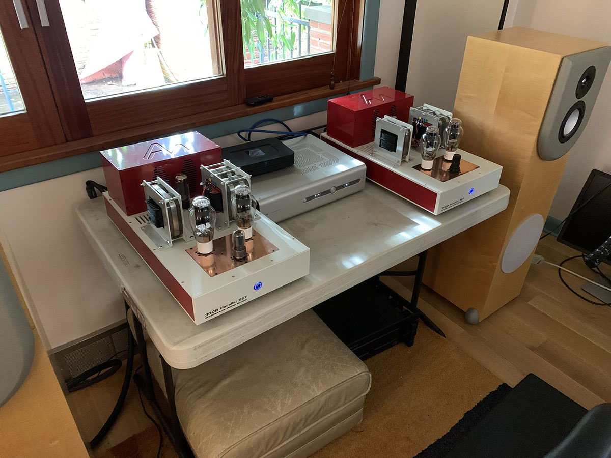 DIY 300B Monoblocks burning in