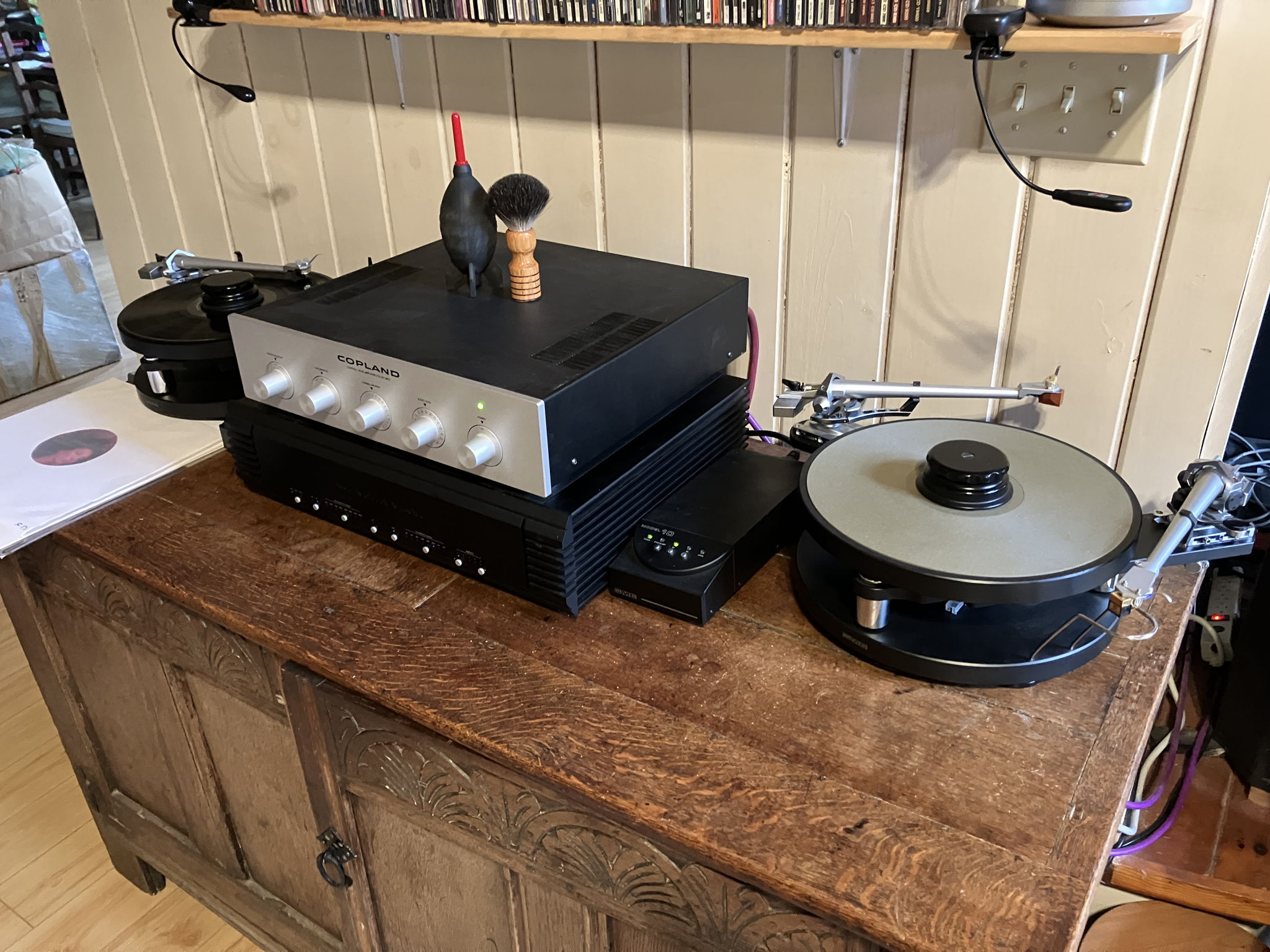 With Copland pre-amp