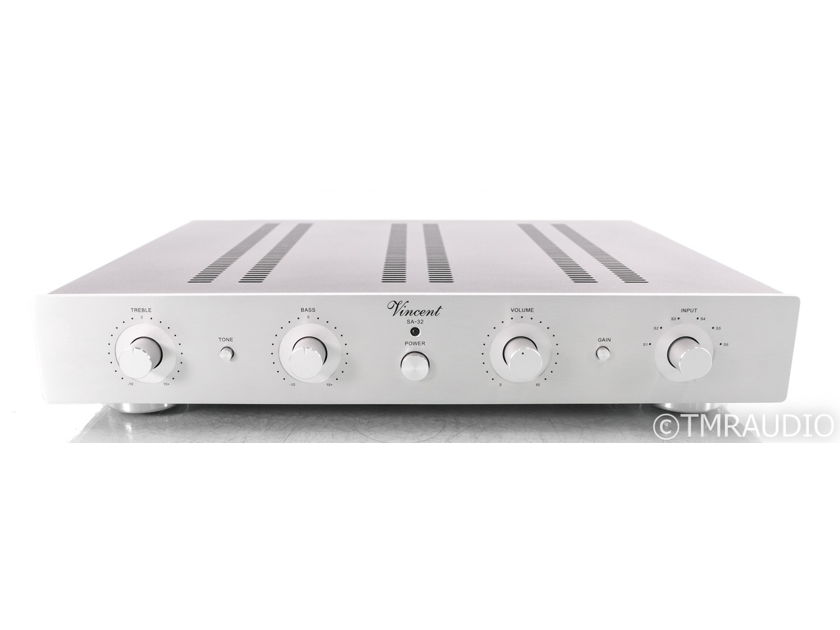 Vincent Audio SA-32 Stereo Tube Hybrid Preamplifier; Remote Silver; SA32 (44729)