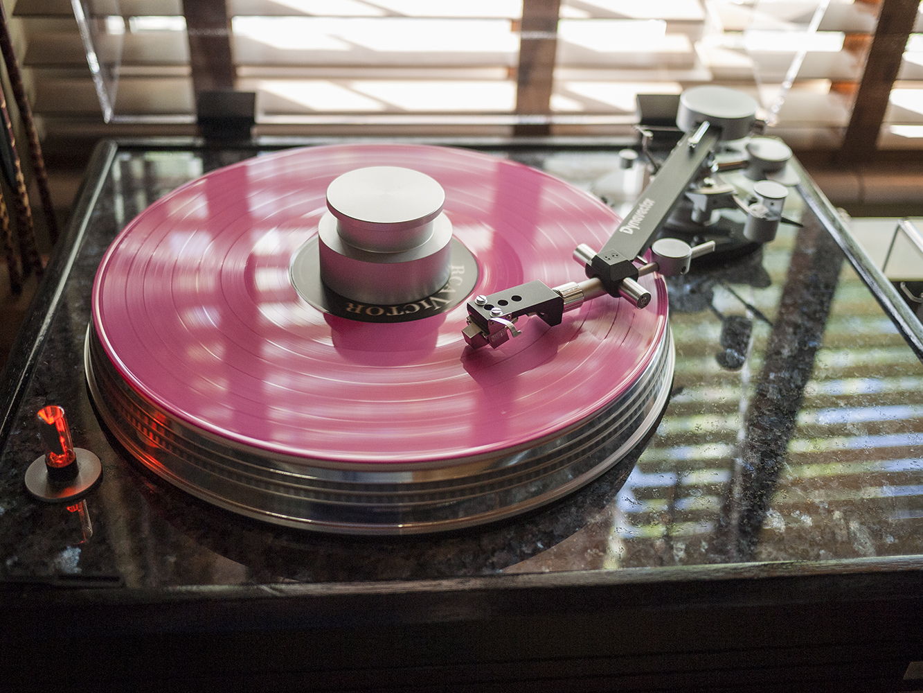 custom built Turntable - granite base with Sony PS 8750 motor/platter, Dynavector DV 501 bi-axis tonearm, cartridges: DV 172D, DV 23R, DV 30C, Hana SL, Denon 103R 