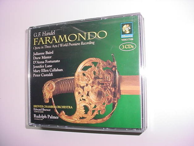 VOX Classics 3 cd set GF Handel Faramondo opera in thre...
