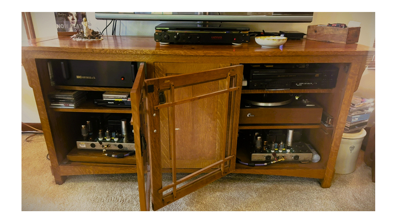 Wife approved DIY entertainment center