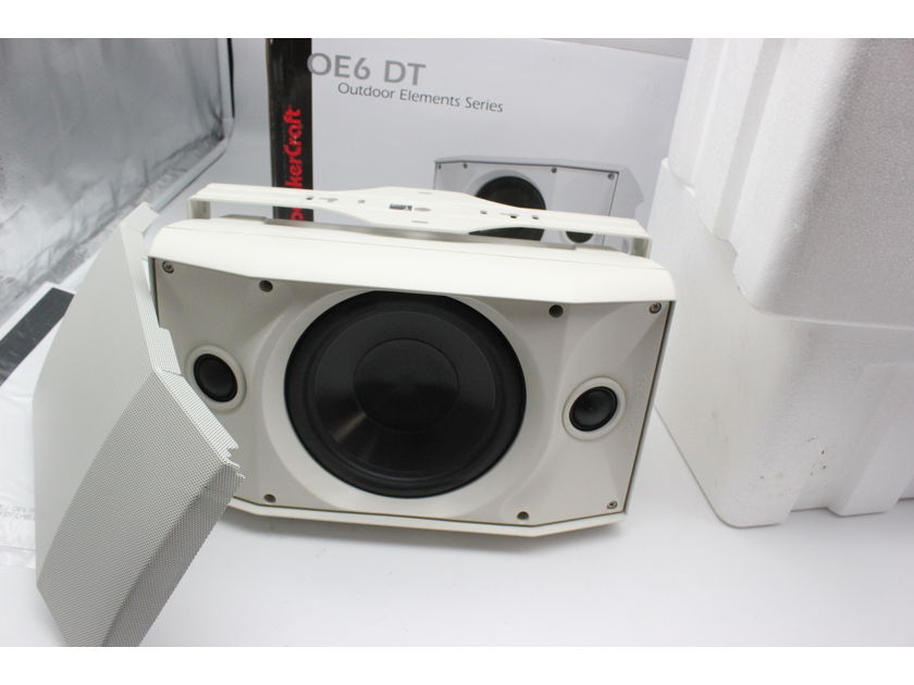 New in Box : SpeakerCraft OE6 DT Outdoor Dual Tweeter Speaker - White
