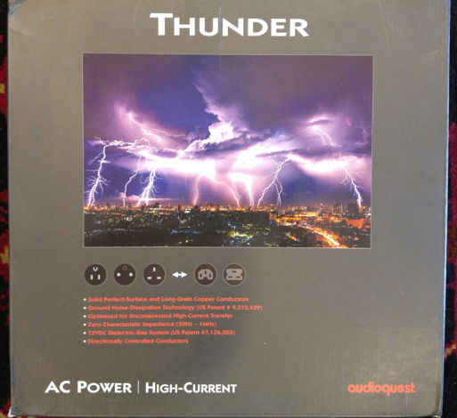AudioQuest Thunder 15amp 2m High Current Power Cable