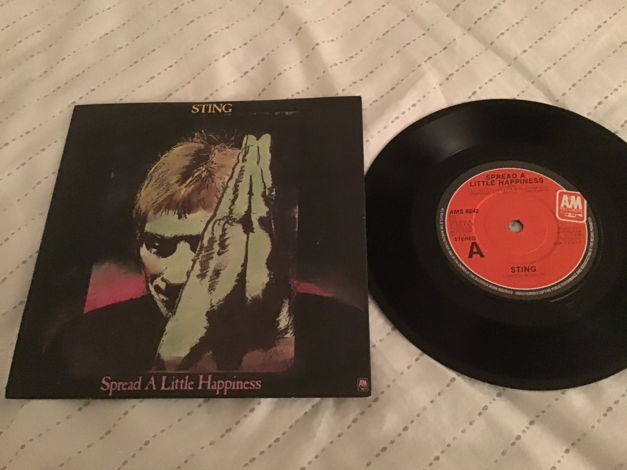 Sting  Spread A Little Happiness/Only You U.K. 45 With ...