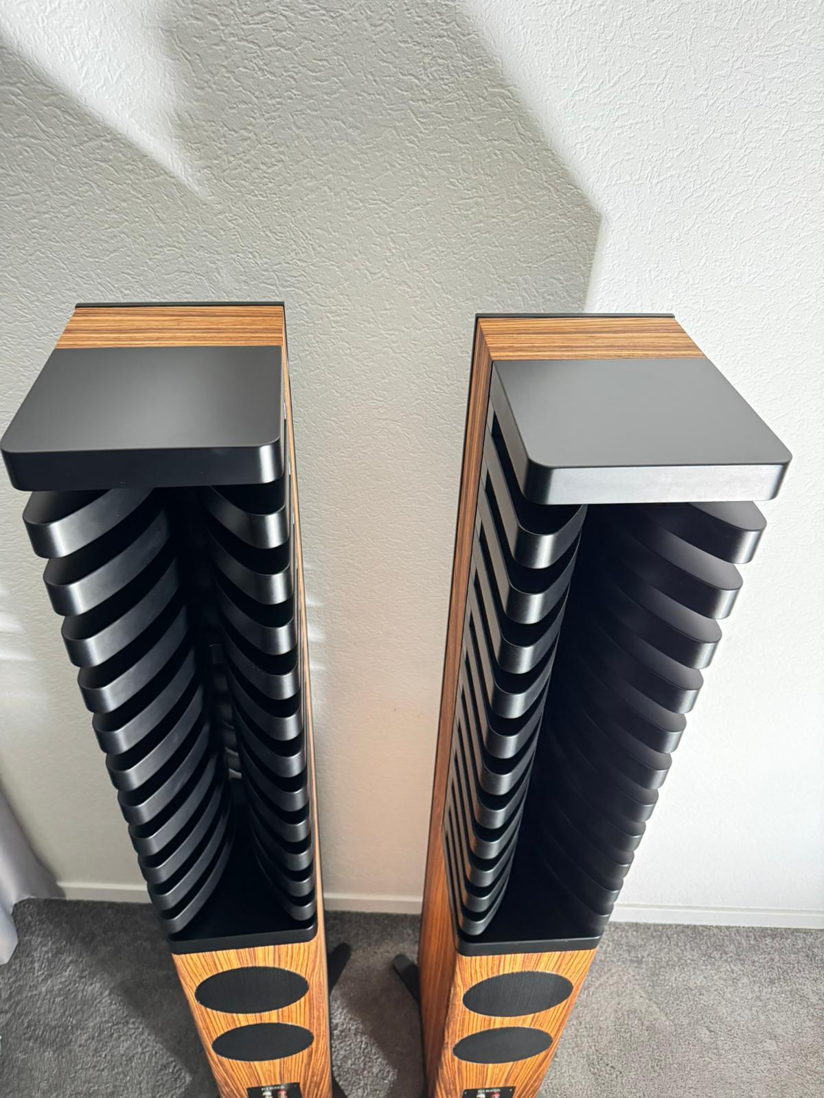 Piega Master Line Source 3 MLS3 speakers in zebrano ex ... 6