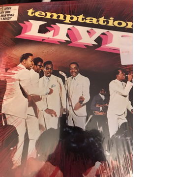 THE TEMPTATIONS LP TEMPTATIONS LIVE THE TEMPTATIONS LP ...