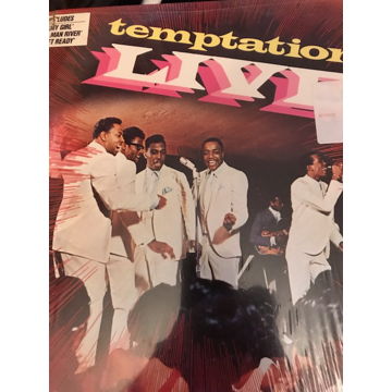 THE TEMPTATIONS LP TEMPTATIONS LIVE THE TEMPTATIONS LP ...