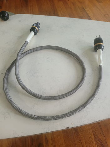 Amadi Cables . "  MONIC  "  rhodium connectors 6ft.