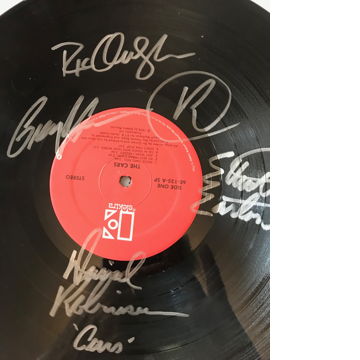 the cars signed lp