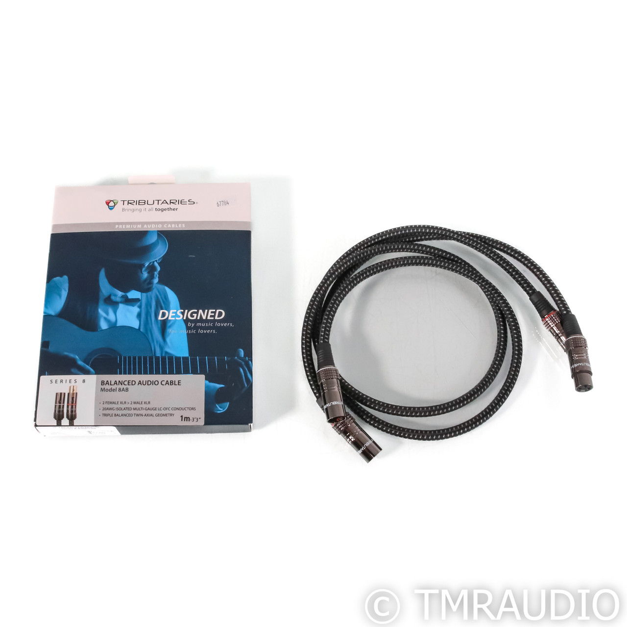 Tributaries Series 8 MkI XLR Cables; 1m Pair Balanced I... 6