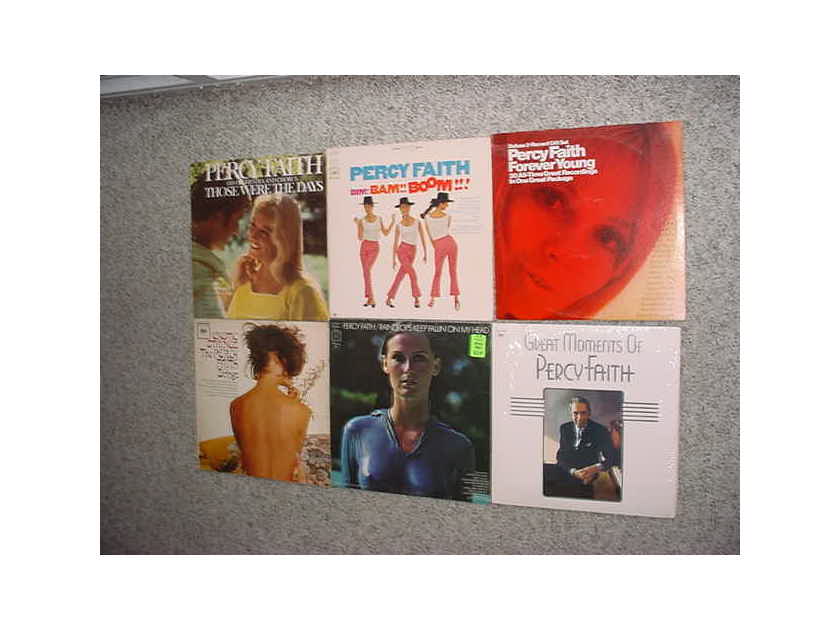 Percy Faith lot of 6 lp records 2 are 2 lp sets see add