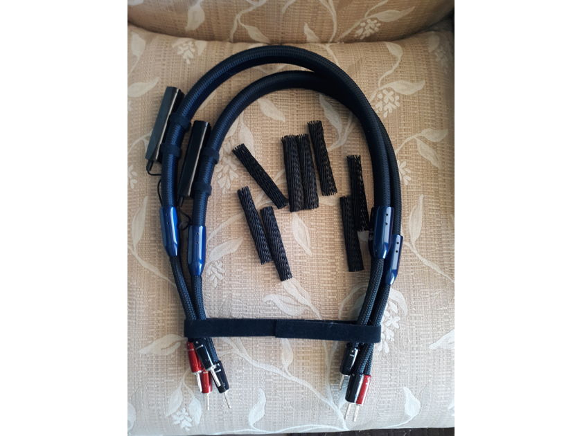 AudioQuest Thunderbird Zero Speaker Cables, 3ft, bananas, 1pr