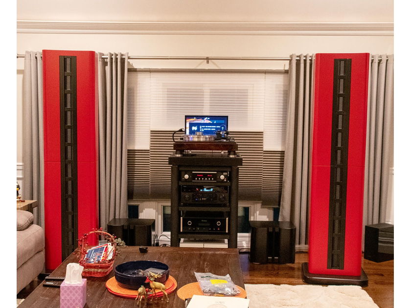 "One of the best speakers I have ever heard" We hear this over and over again. Apollo Speakers are designed and built in the USA - High Sensitivity - OB - Line Source - AMT Based System - No other speaker is like the Apollo!