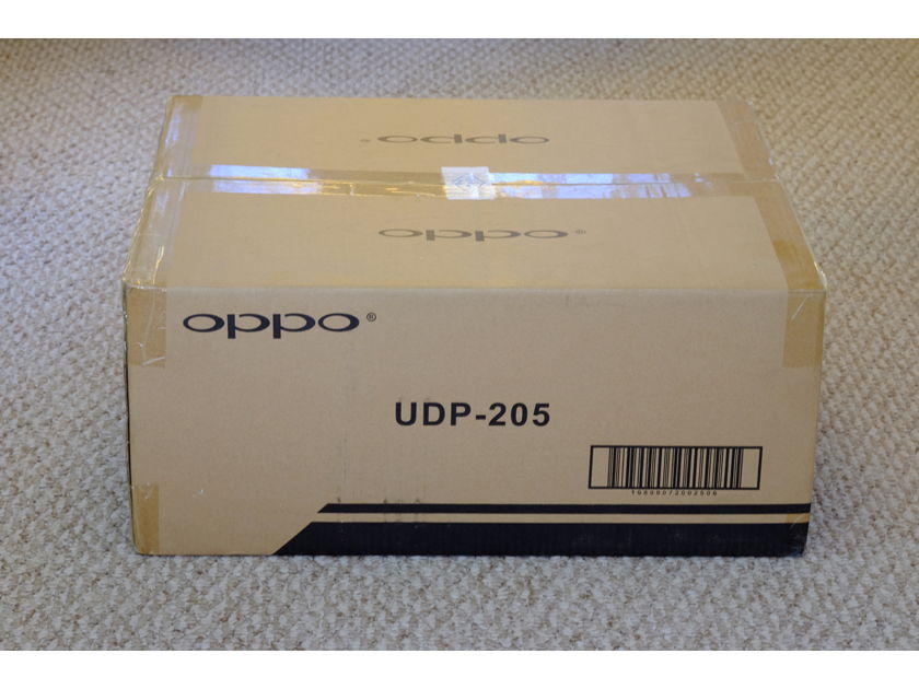 Oppo UDP-205 4K Ultra HD Audiophile Blu-ray Disc Player, New & never used