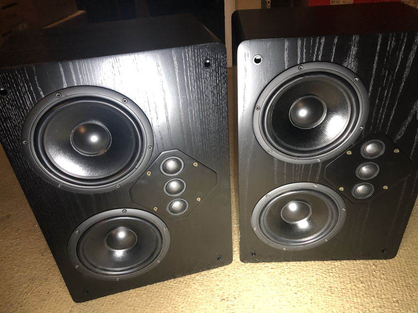 McIntosh HT-1 Home Theater Speakers in Black Ash orig boxes and manuals