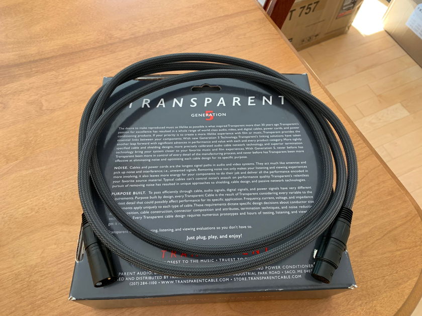 Transparent Audio Premium AES/EBU Digital Cable, 2 meter - Gen 5