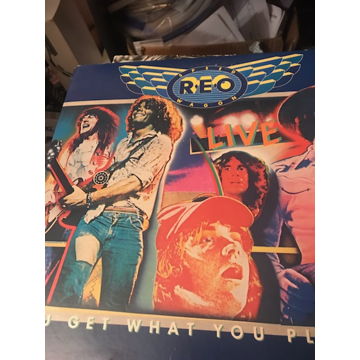 REO Speedwagon Live Vinyl LP YOU GET WHAT YOU PLAY FOR ...