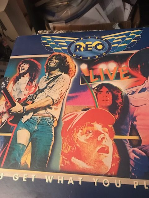 REO Speedwagon Live Vinyl LP YOU GET WHAT YOU PLAY FOR ...