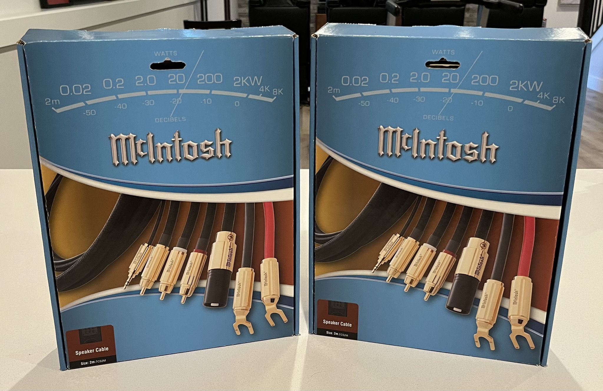 McIntosh Speaker Cables, 2 M/ 6-1/2 Ft, Pair, 55% Off M...