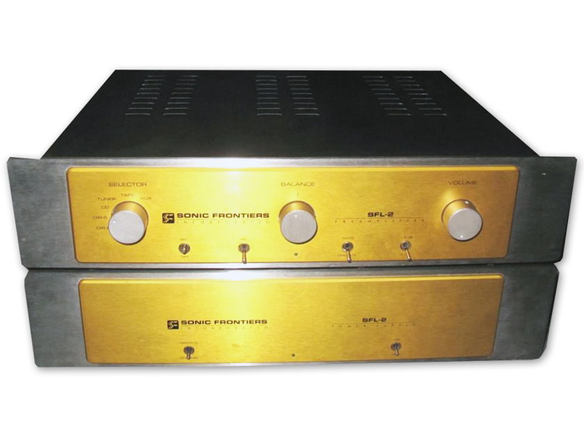 Sonic Frontiers SFL-2 Preamp (Gold): EXCELLENT Trade-In; 1 Yr. Wrnty; 60% Off