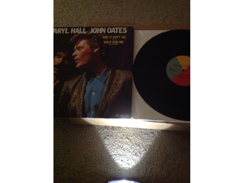 Hall And Oates - Say It Isn't  So/Wait For Me(Live Version) RCA Records Promo  12 Inch Single Vinyl NM