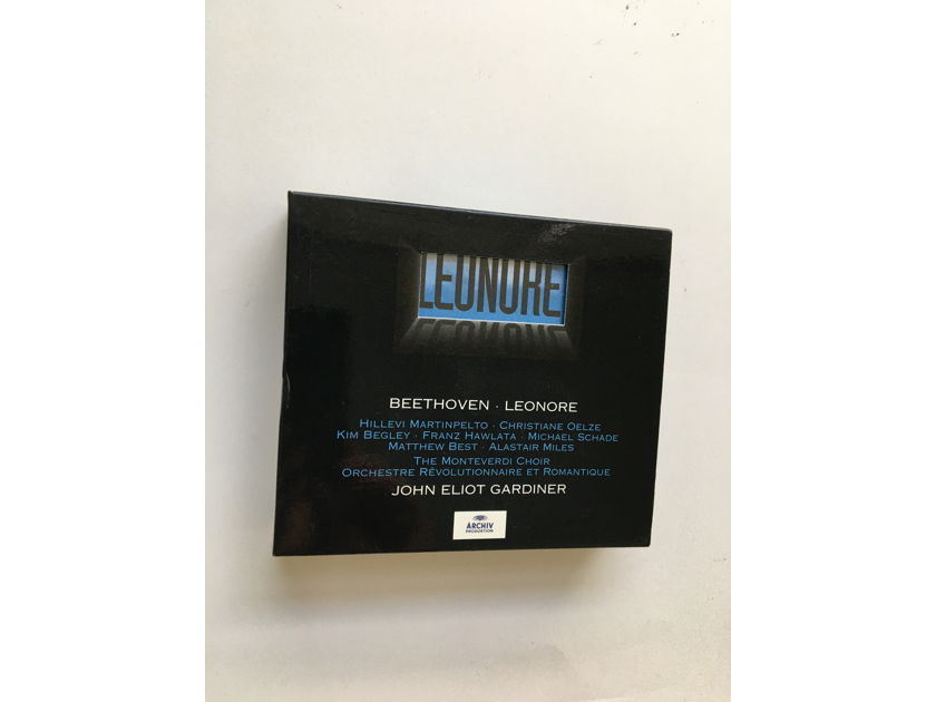 Beethoven Leonore John Eliot Gardiner  Cd box cd digital Archiv 1997