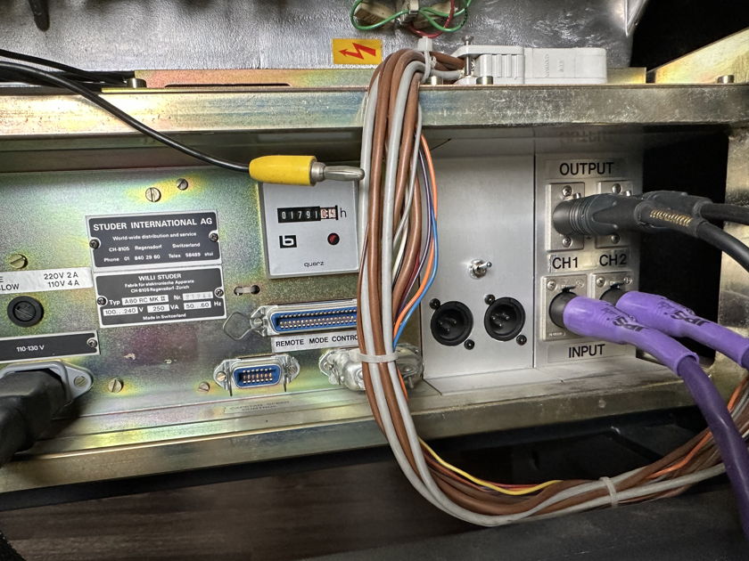 Studer A80RC Mk II For Sale Audiogon