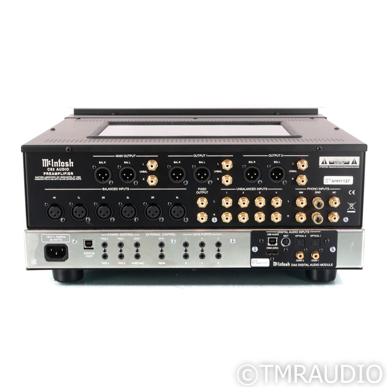 McIntosh C53 Stereo Preamplifier; MM & MC Phono (68968) 6