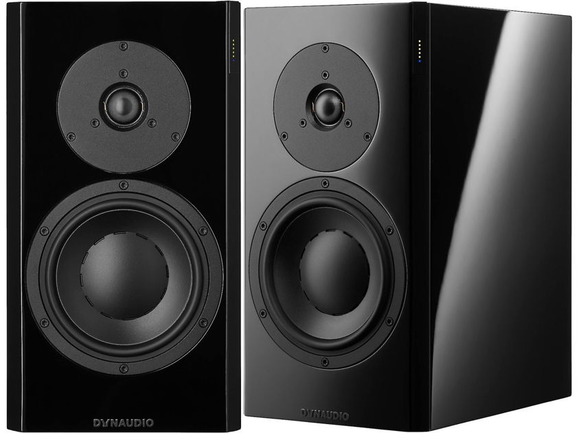 Dynaudio Focus 20 XD Powered Speakers; High Gloss Black Pair w/ Stands (New) (19491)