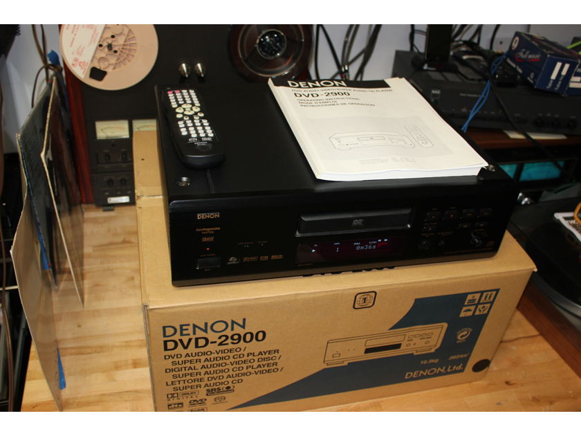 Denon DVD-2900 DVD/CD/SACD Player with Remote and Manual - Complete