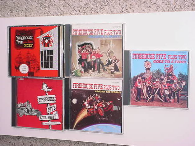 Good time jazz Firehouse Five - cd lot of 5 cd's 1 is 2...