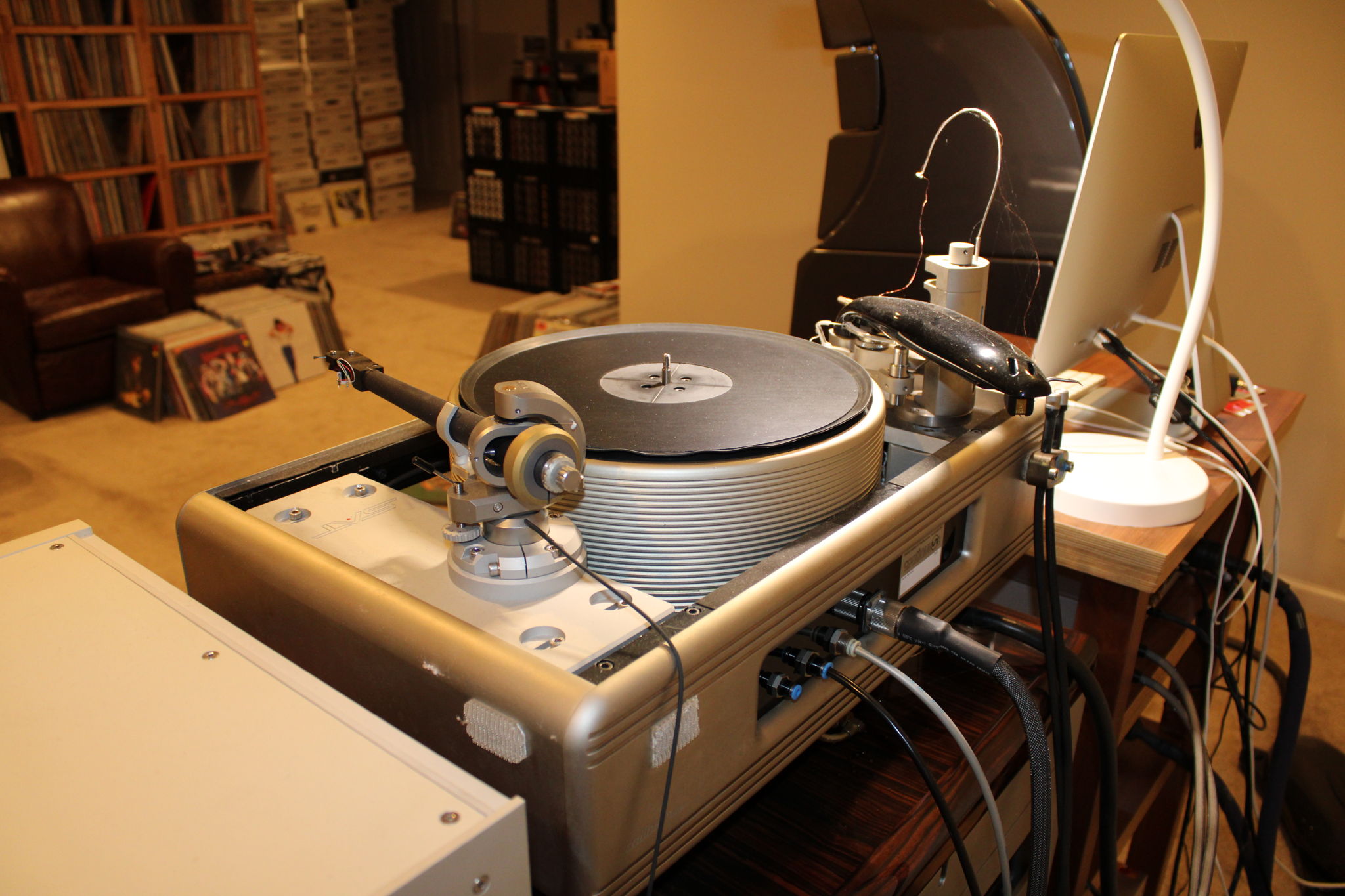 CONTINUUM AUDIO LABS CALIBURN TURNTABLE WITH COBRA TONE... 7